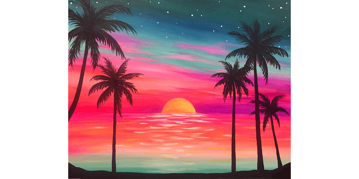 Endless Summer - Paint and Sip in Sacramento | Classpop!™, 9 August | Event in Elk Grove | AllEvents