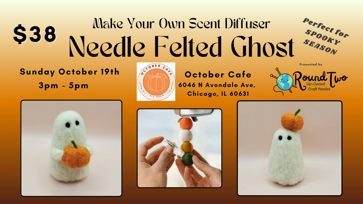 Make your Own Needle Felted Ghost, 19 October | Event in Chicago | AllEvents