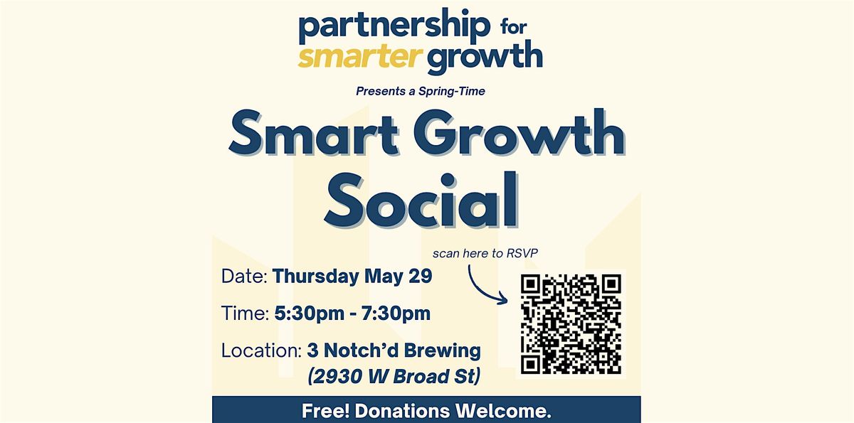 Smart Growth Social, 29 May | Event in Richmond | AllEvents