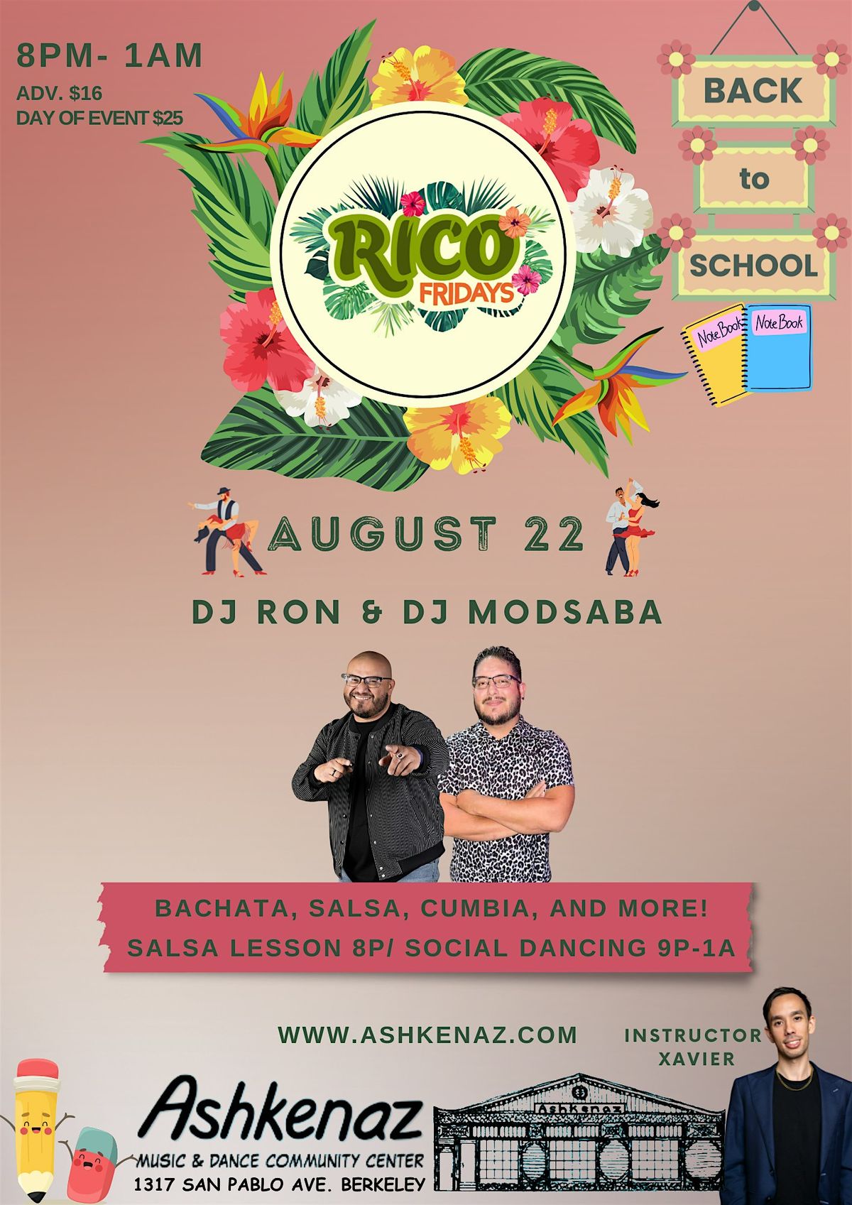 RICO Friday- Summer Latin dance party!, 22 August | Event in Berkeley | AllEvents