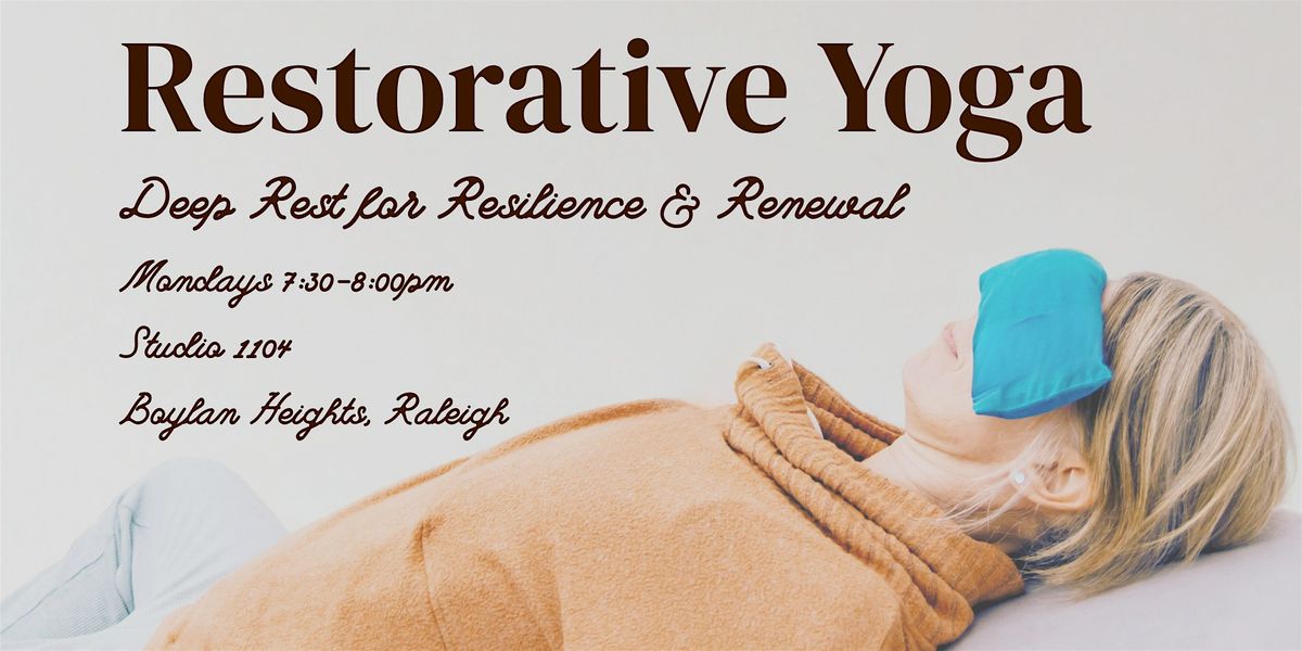 Restorative Yoga: Deep Rest | Event in Raleigh | AllEvents