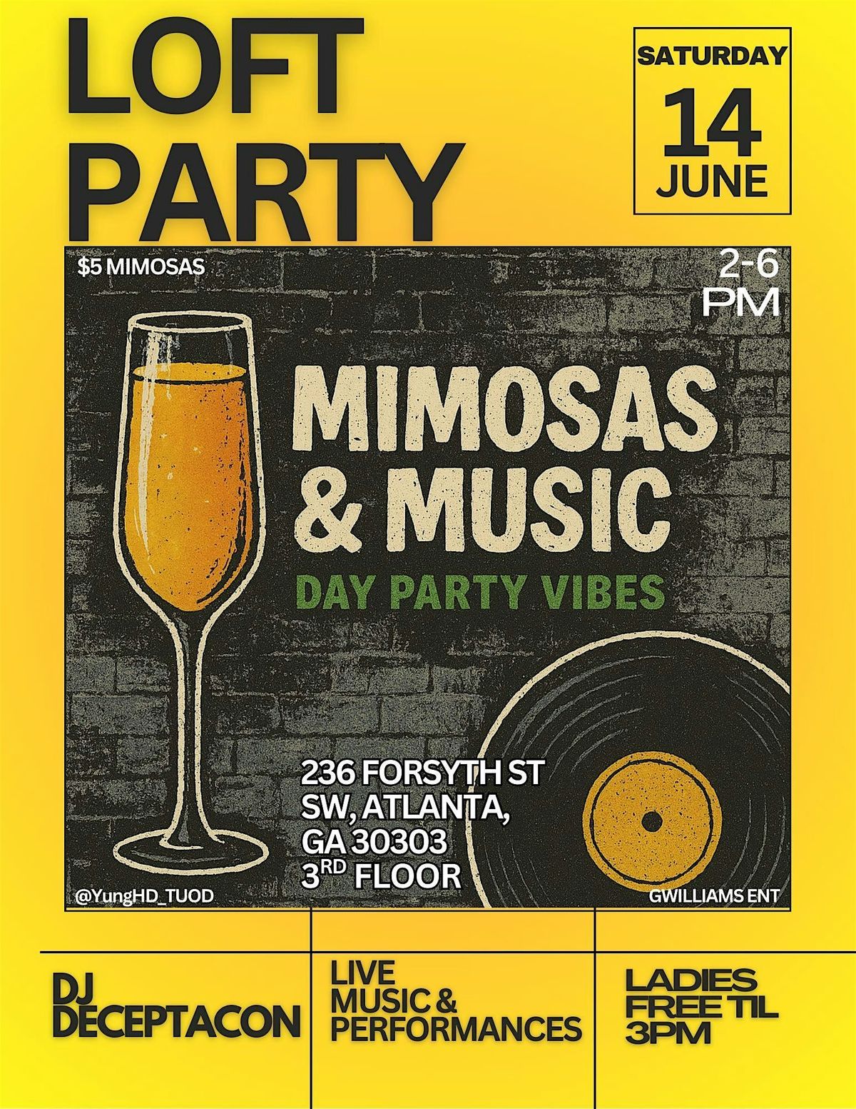 LOFT PART FEAT. HYGI, 14 June | Event in Atlanta | AllEvents