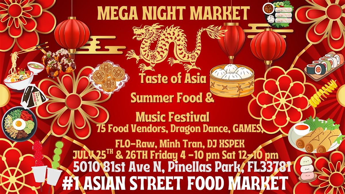 Taste Of Asia Summer Food & Music Festival + Food Competition Special Judge, 25 July | Event in Pinellas Park