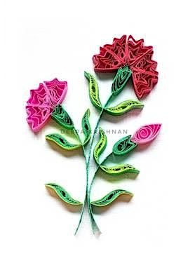 Virtual: Carnations - Paper Quilling | Event in Toronto | AllEvents