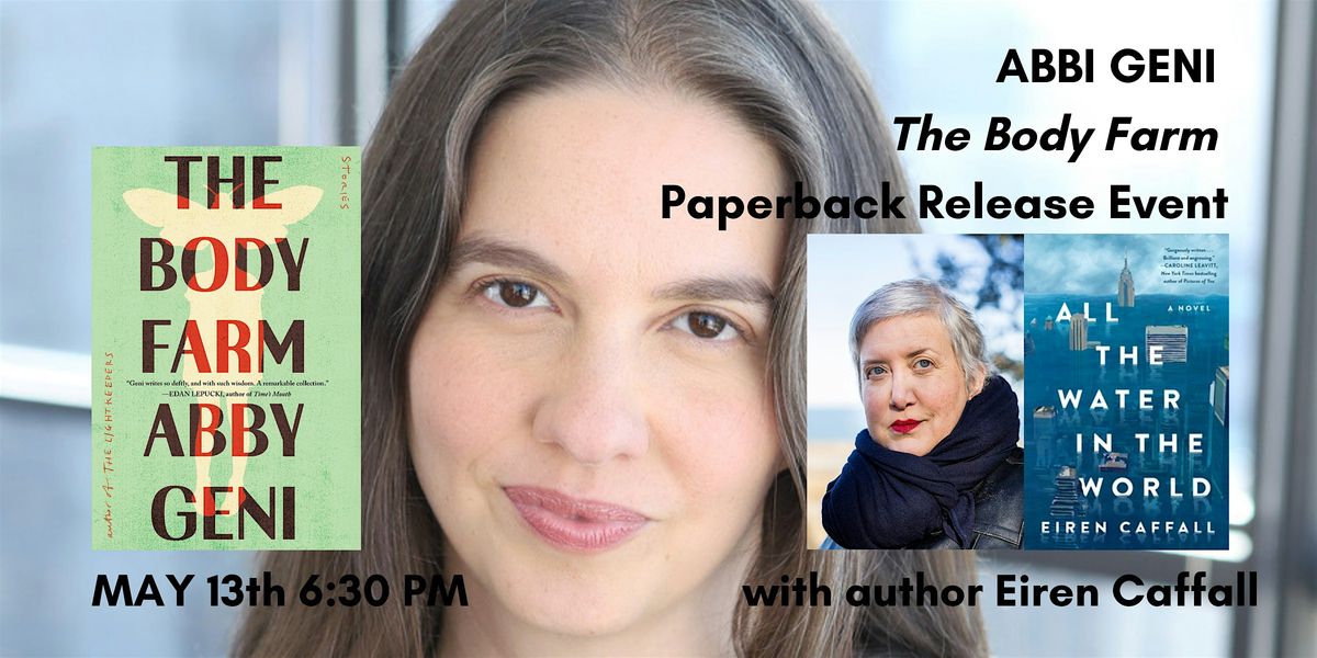 ABBY GENI - The Body Farm Paperback Release, 13 May | Event in Chicago | AllEvents