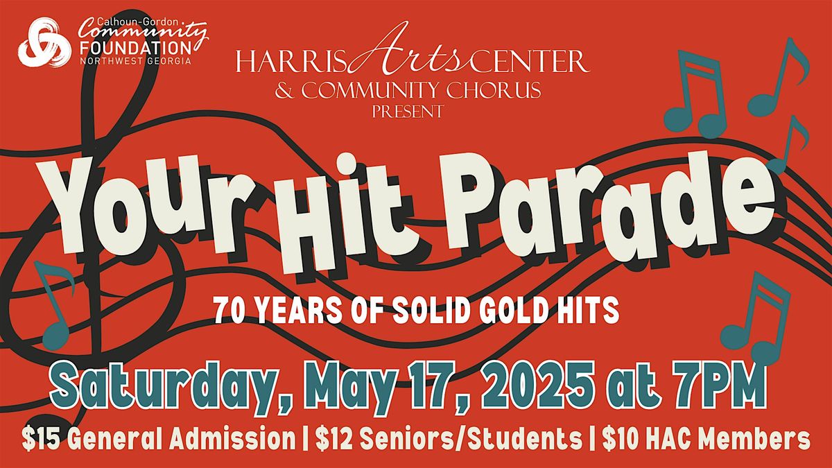 Calhoun Community Chorus presents "Your Hit Parade", 17 May | Event in Calhoun | AllEvents