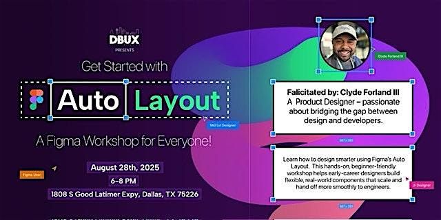 Get Started with Auto Layout: A Figma Workshop for Everyone, 28 August | Event in Dallas | AllEvents