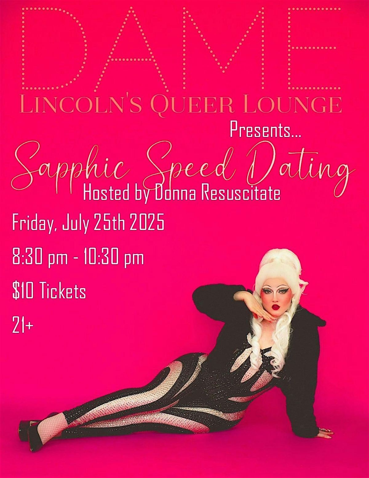 Sapphic Speed Dating at DAME, 25 July | Event in Lincoln | AllEvents