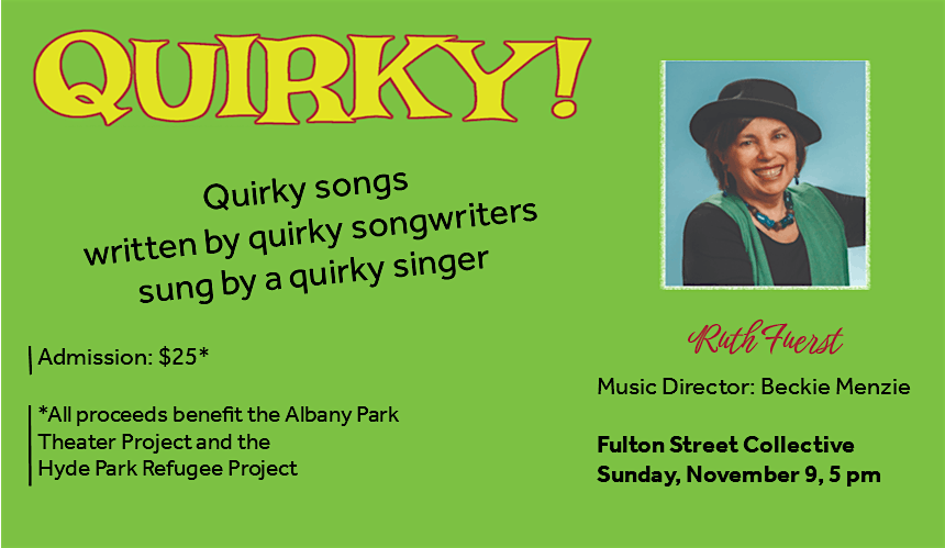 QUIRKY with Ruth Fuerst, Benefit Show Live at FSC, 9 November | Event in Chicago | AllEvents