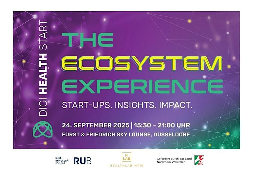 DigiHealthStart.NRW: The Ecosystem Experience, 24 September | Event in Düsseldorf | AllEvents