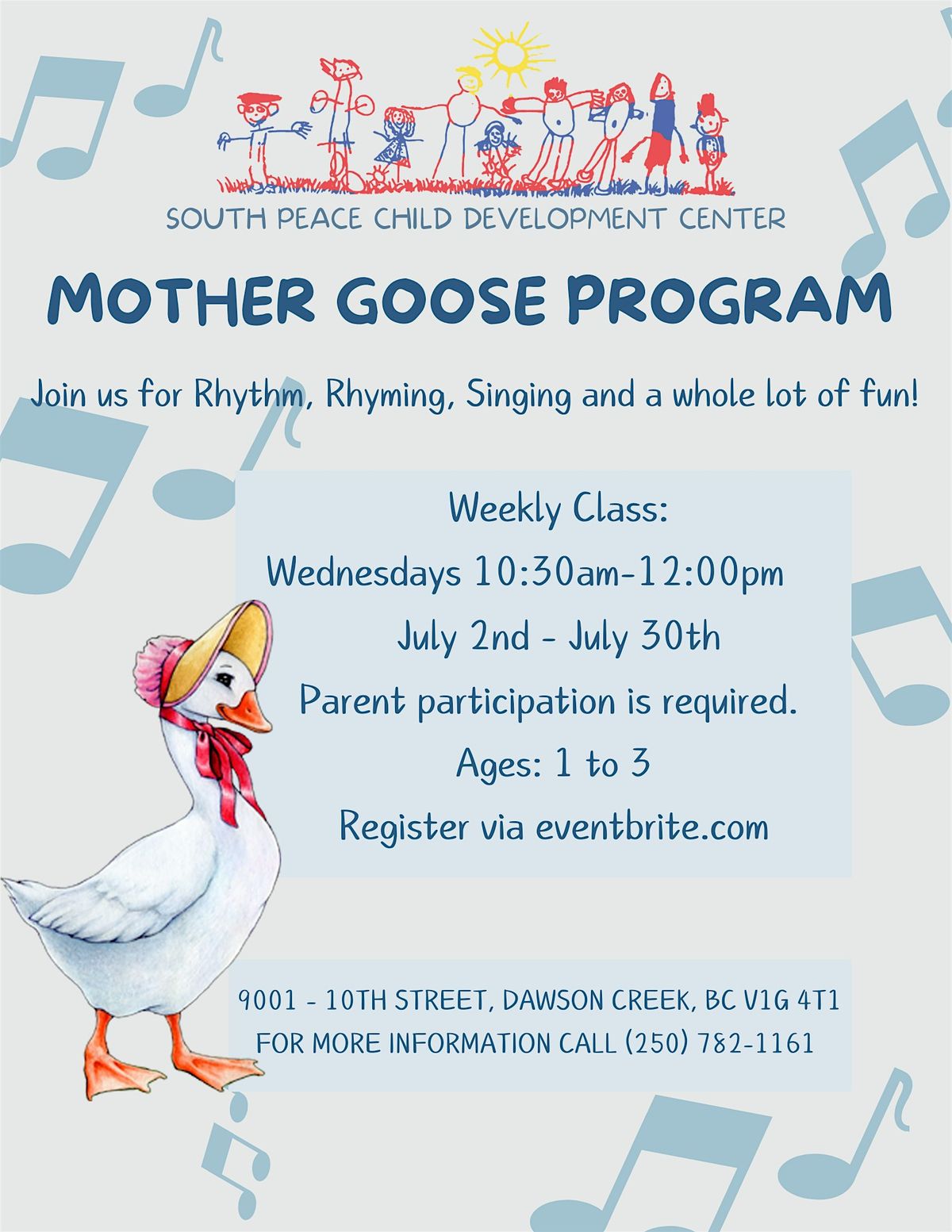 Mother Goose Program, 2 July | Event in Dawson Creek | AllEvents