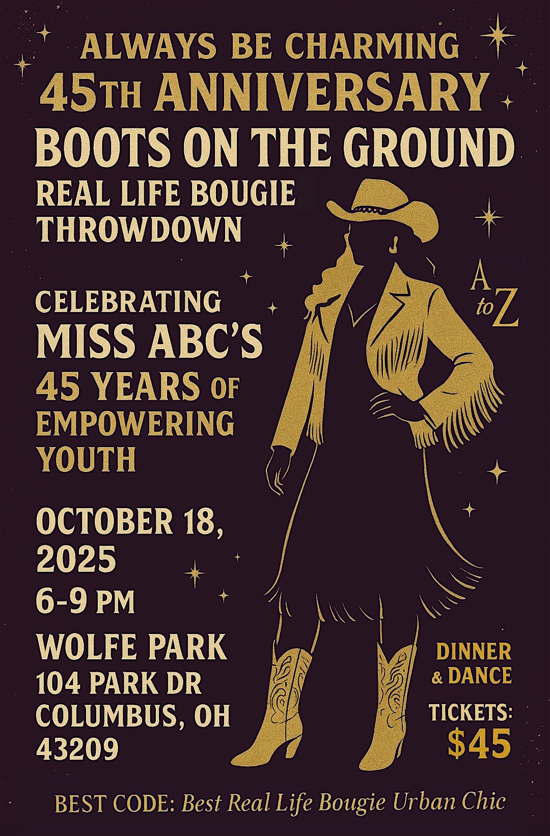 Always Be Charming 45th Anniversary, 18 October | Event in Columbus | AllEvents