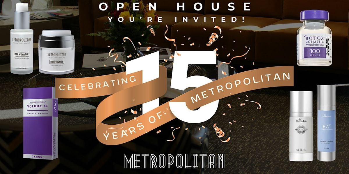 Metropolitan Skin Clinic 15th Anniversary Open House, 15 August | Event in Edina | AllEvents