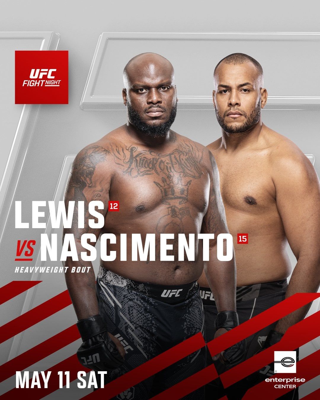UFC Fight Night - Lewis vs Nascimento, Enterprise Center, St. Louis ...