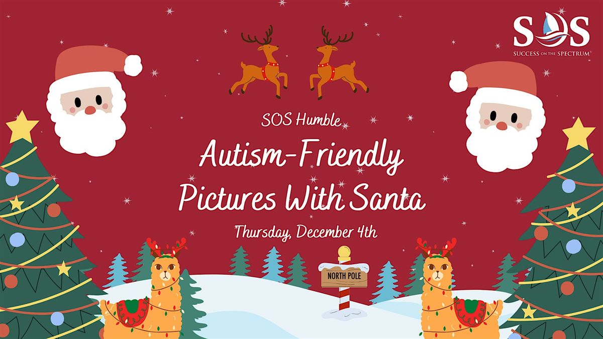Autism-Friendly Pictures With Santa, 4 December | Event in Humble | AllEvents