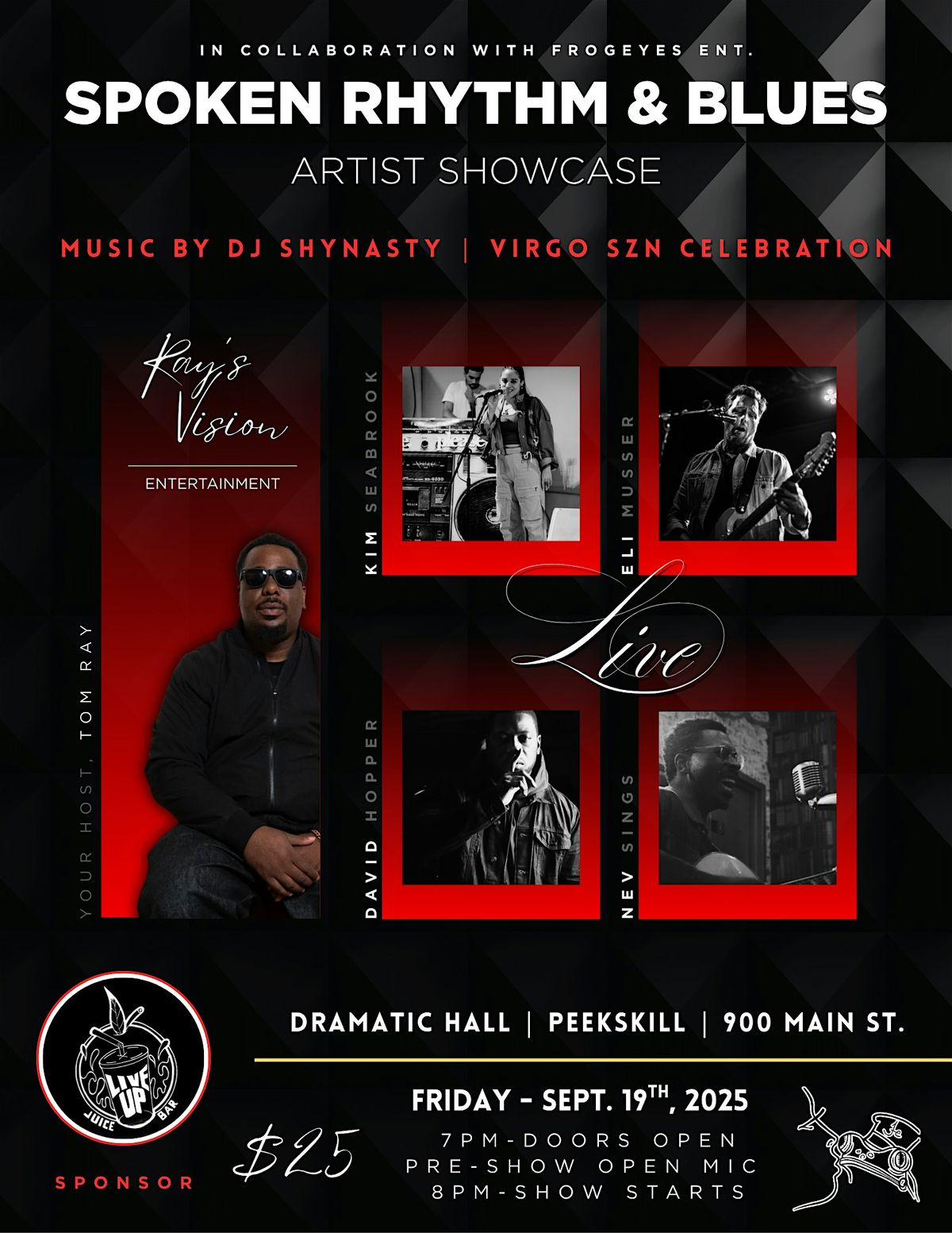 SPOKEN RHYTHM & BLUES ARTIST SHOWCASE VIRGO SZN CELEBRATION, 19 September | Event in Peekskill | AllEvents