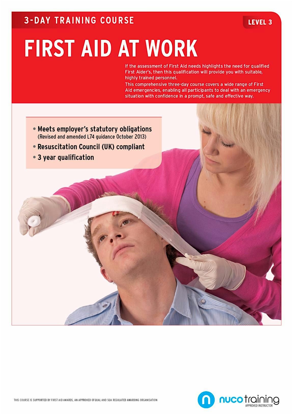 Level 3 First Aid at Work Course, 9 March | Event in Plymouth | AllEvents