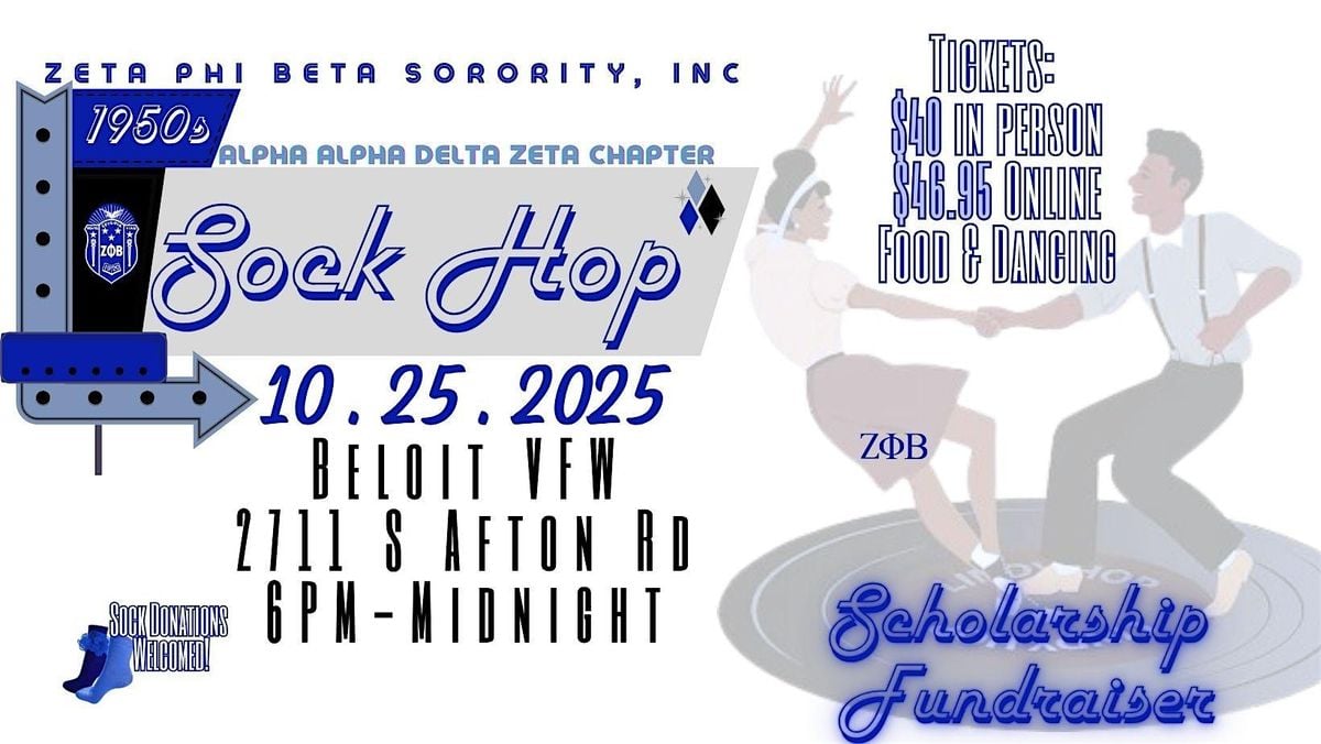 1950s SockHop Fundraiser, 25 October | Event in Beloit | AllEvents