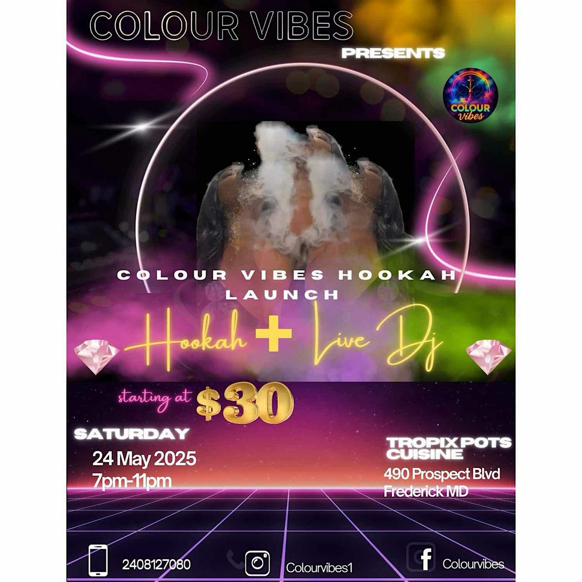 Colour Vibes Launch Party | Event in Frederick | AllEvents
