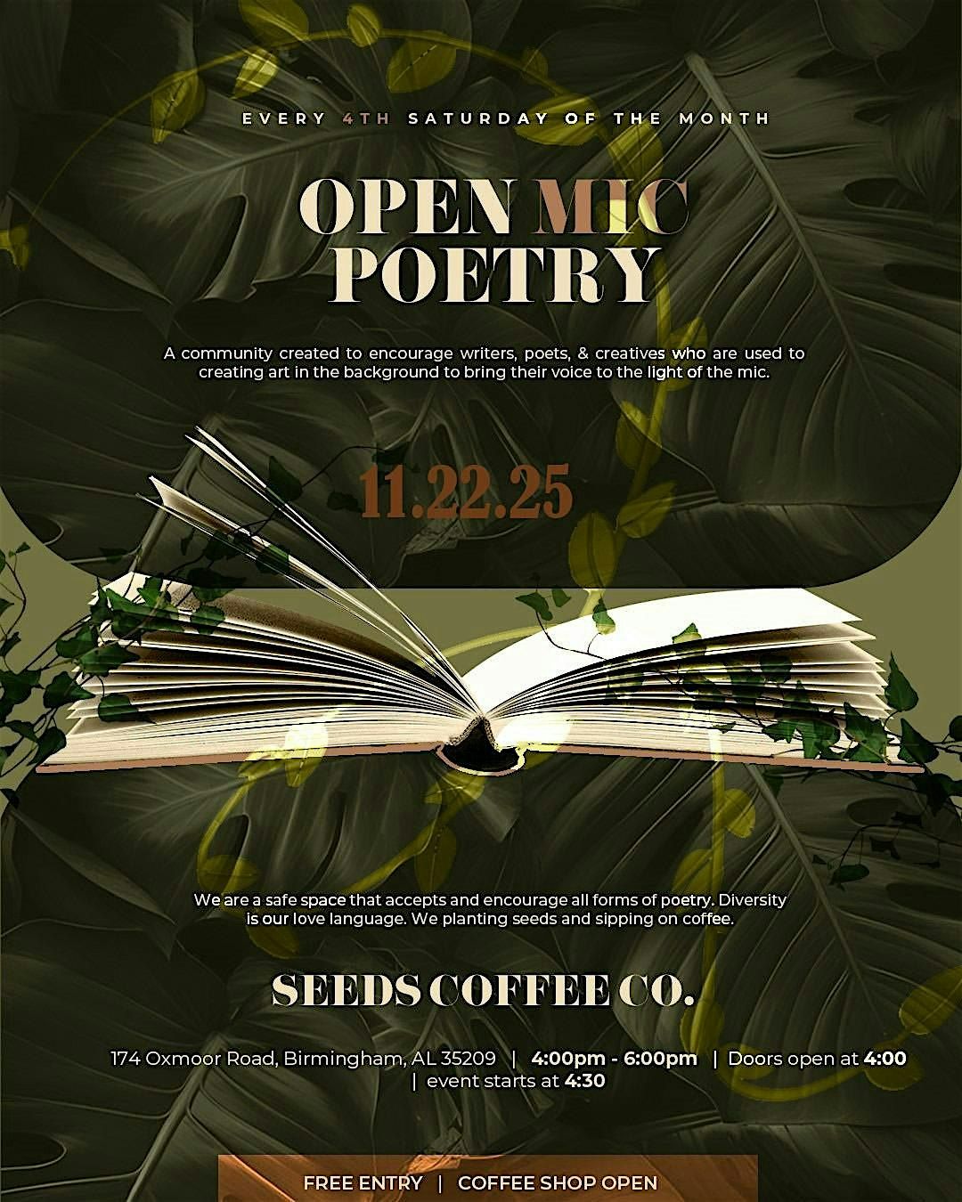 Birmingham Open Mic Poetry | Event in Birmingham | AllEvents