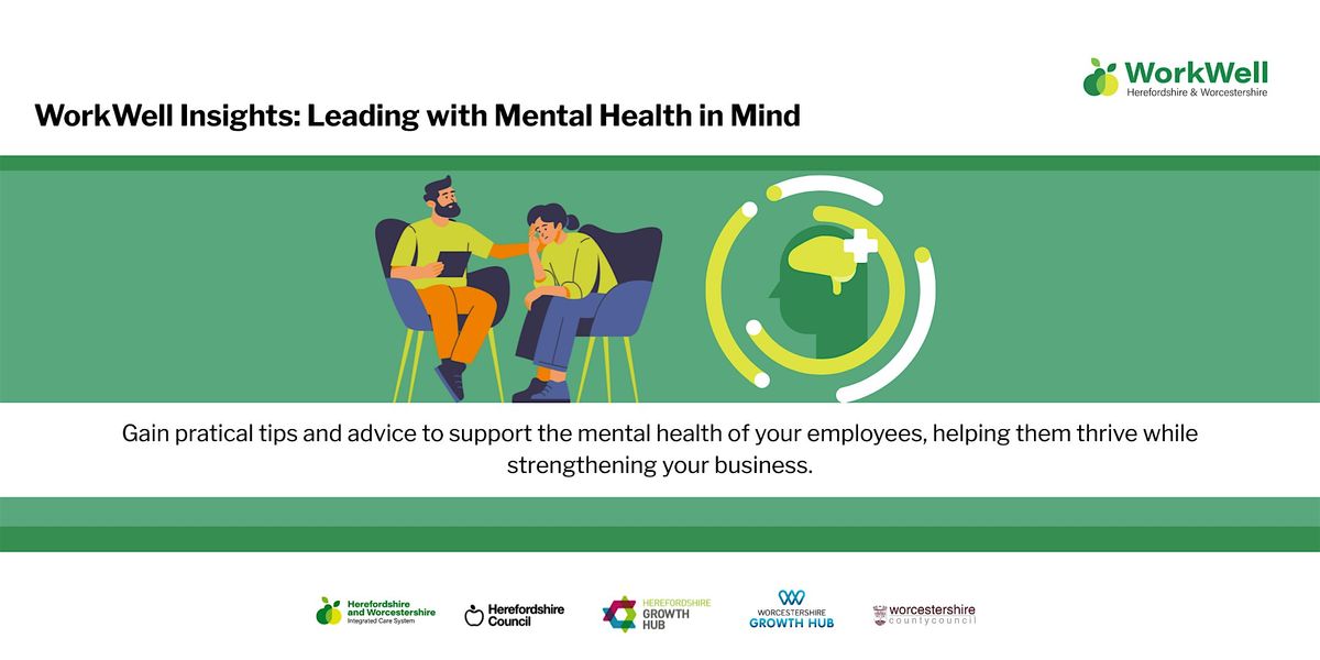 WorkWell Insights: Leading with Mental Health in Mind, 19 January | Event in Great Malvern | AllEvents
