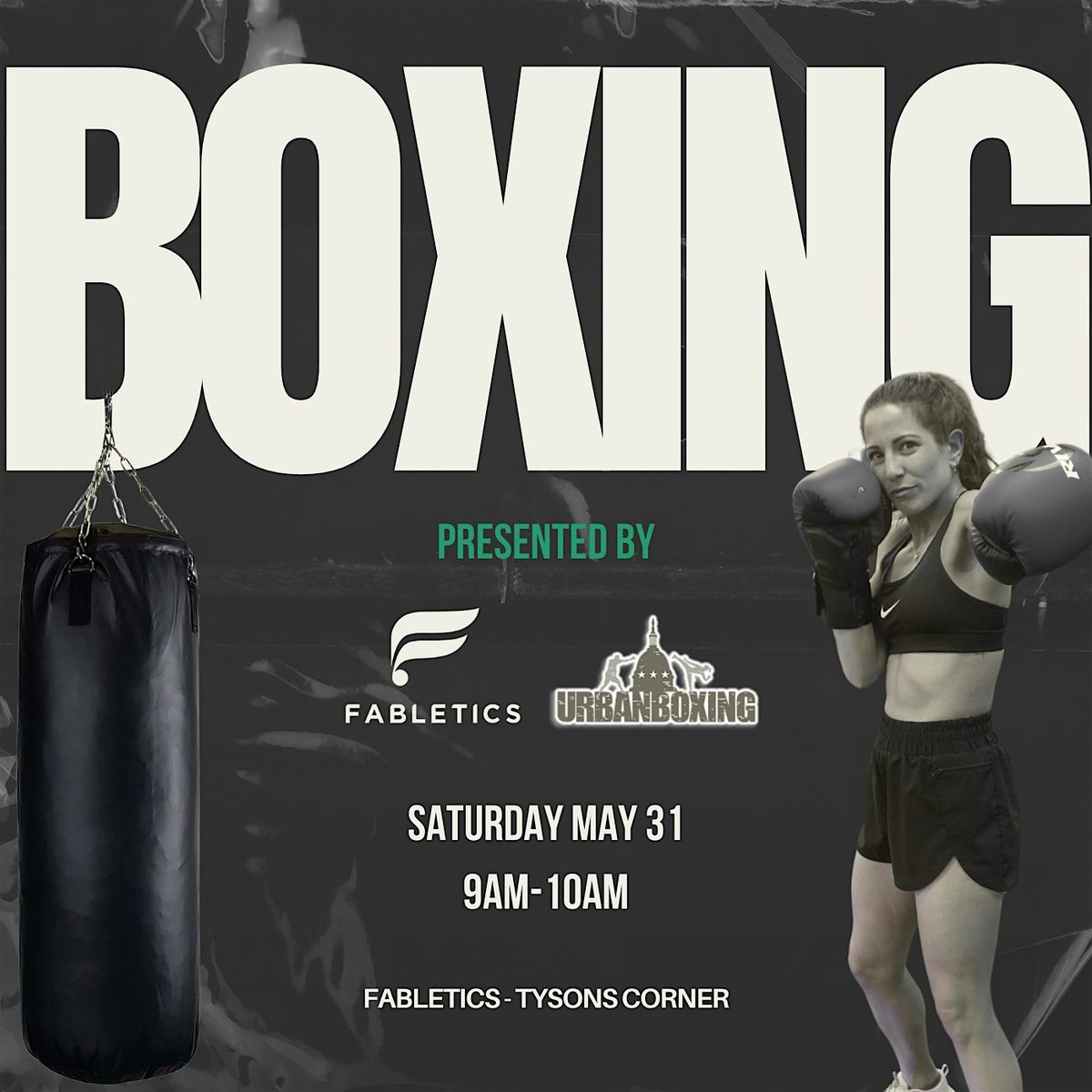 Boxing w/ Coach Lauren from Urban Boxing, 31 May | Event in Tysons | AllEvents