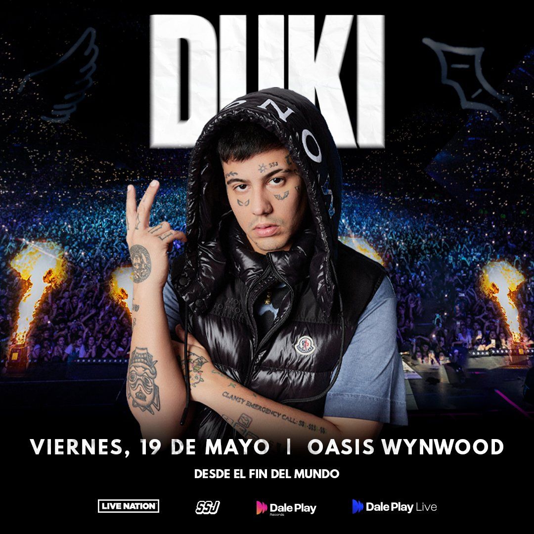 Duki at Coca-Cola Music Hall of Puerto Rico | Event in San Juan | AllEvents