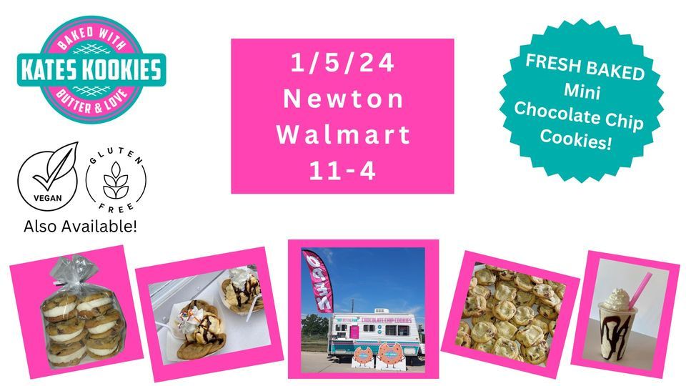 Kates Kookies Trailer, Walmart Newton Iowa Speedway Dr, January 5