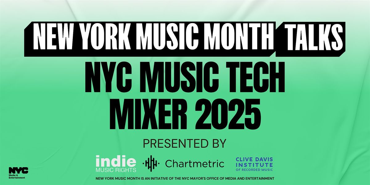 NYC Music Tech Mixer 2025, 27 June | Event in Brooklyn | AllEvents