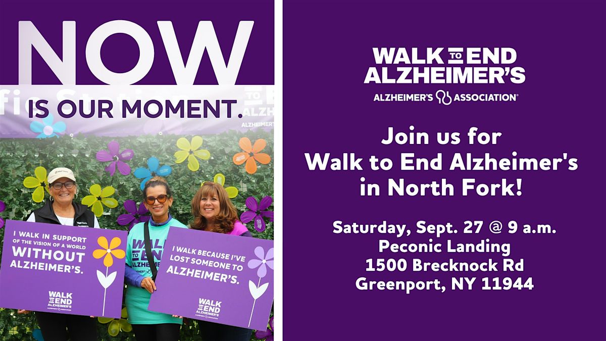 Walk to End Alzheimer's - North Fork, 27 September | Event in Greenport | AllEvents