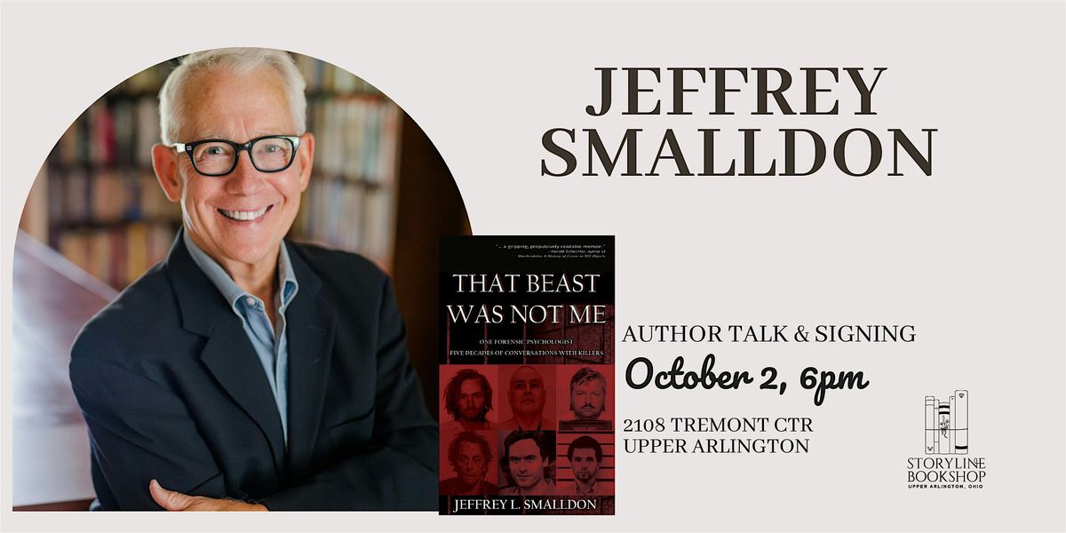 Storyline Presents: Author Talk & Signing with Jeffrey Smalldon, 2 October | Event in Upper Arlington