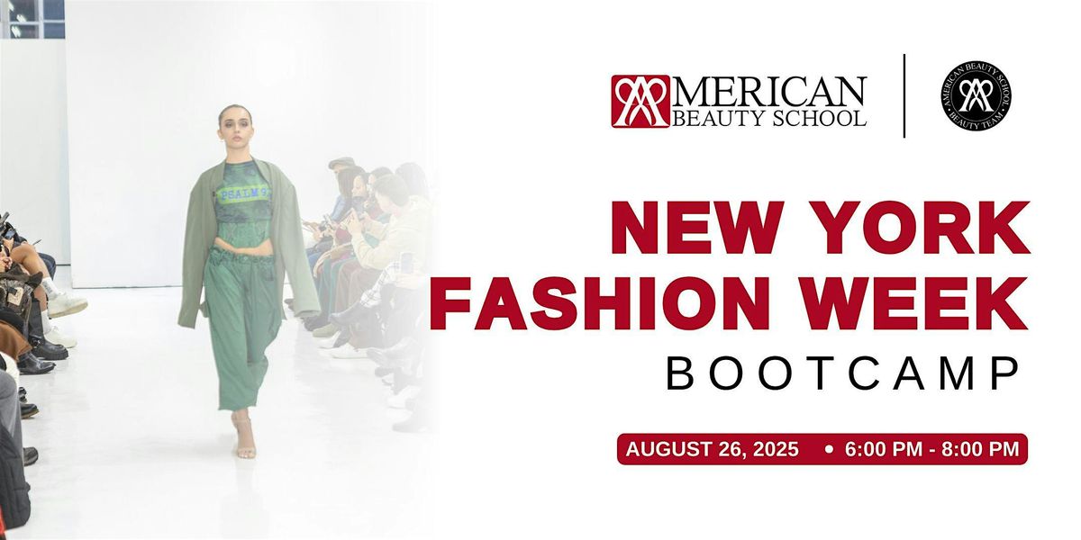 New York Fashion Week Bootcamp, 26 August | Event in The Bronx | AllEvents
