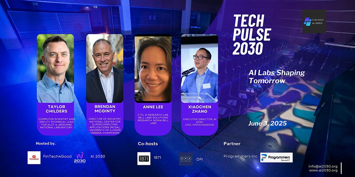 Tech Pulse 2030: AI Labs Shaping Tomorrow, 3 June | Event in Chicago | AllEvents