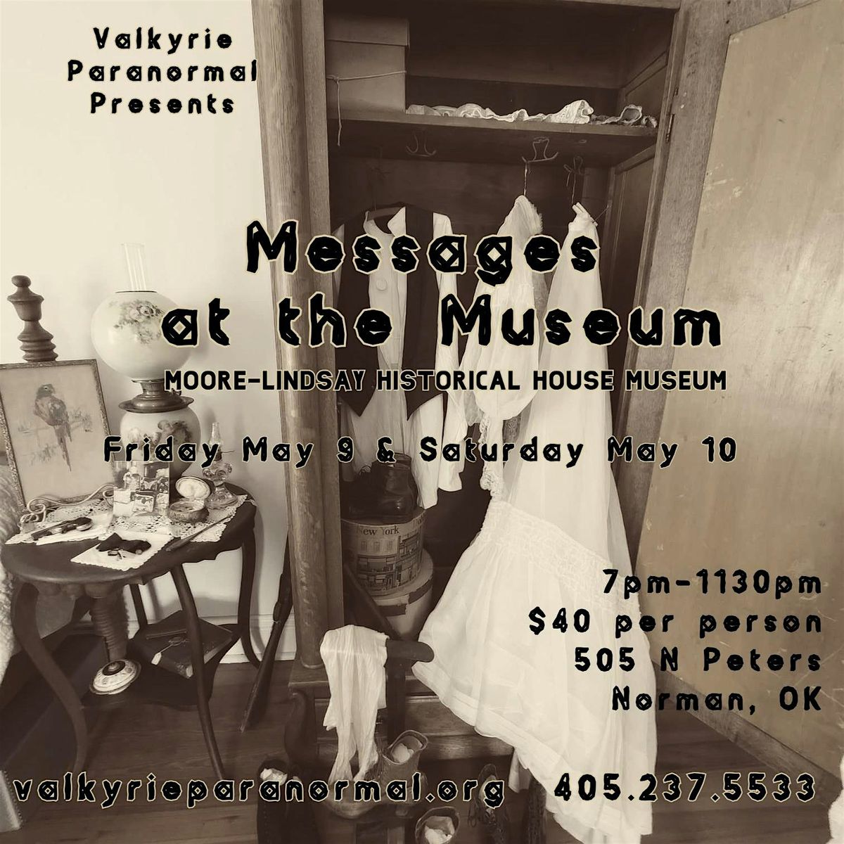 Messages at the Museum, 9 May | Event in Norman | AllEvents