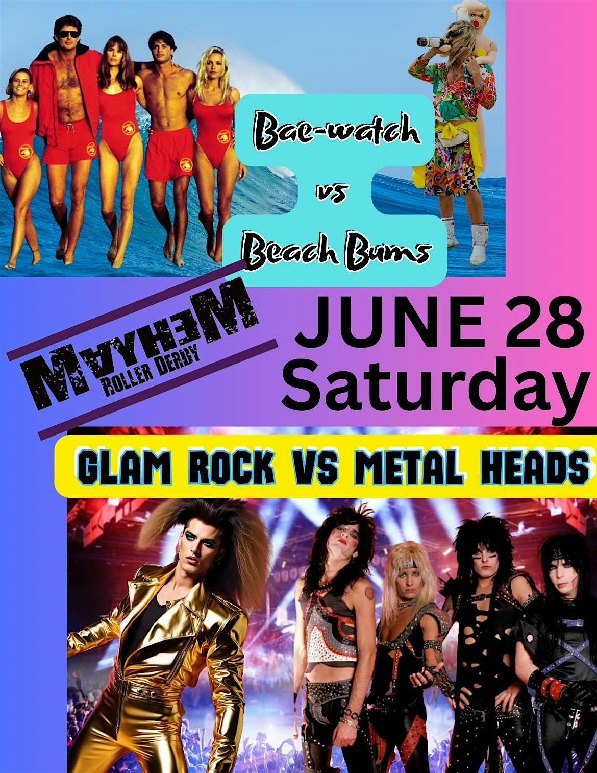 Mayhem Roller Derby Double Header, 28 June | Event in Tyler | AllEvents