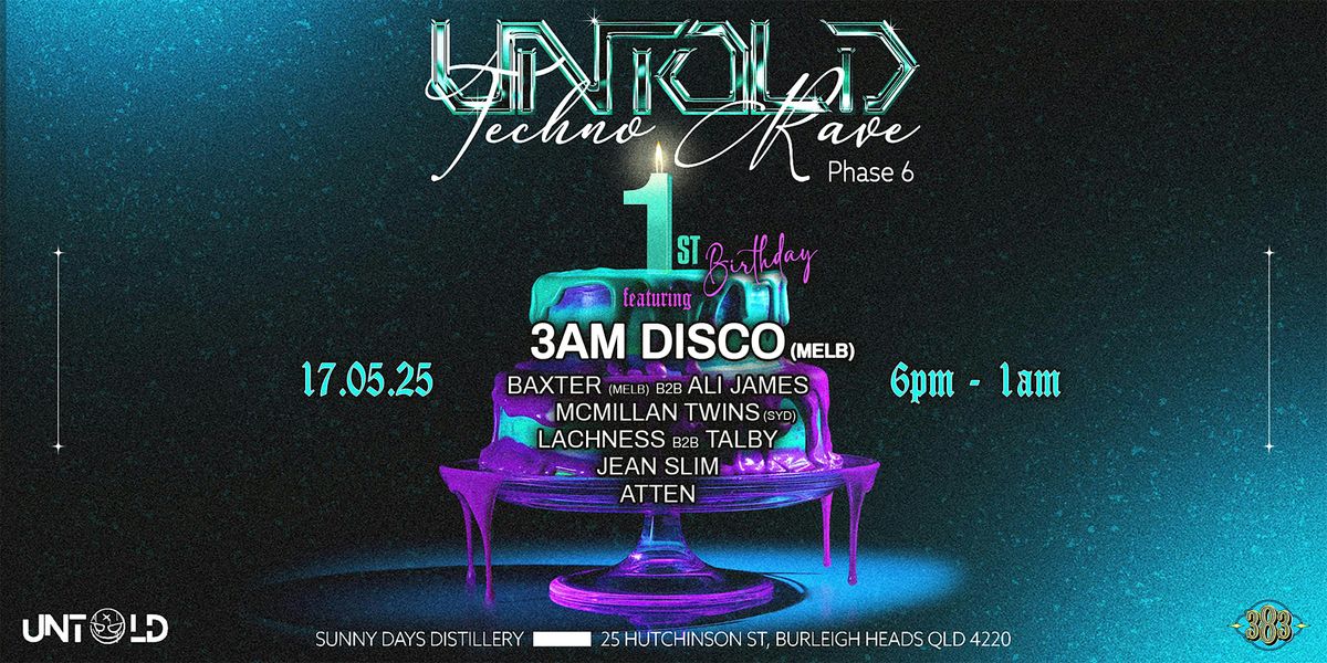 UNTOLD TECHNO RAVE PHASE VI, 17 May | Event in Burleigh Heads | AllEvents