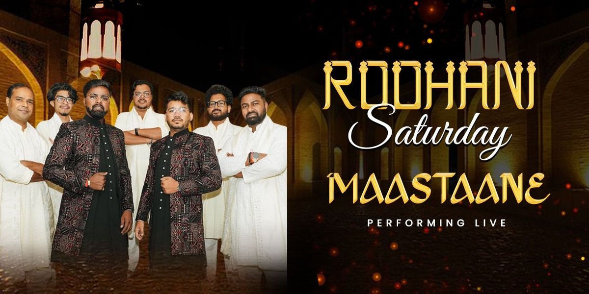 Roohani Saturday ft. Maastaane Live, 31 May | Event in New Delhi | AllEvents