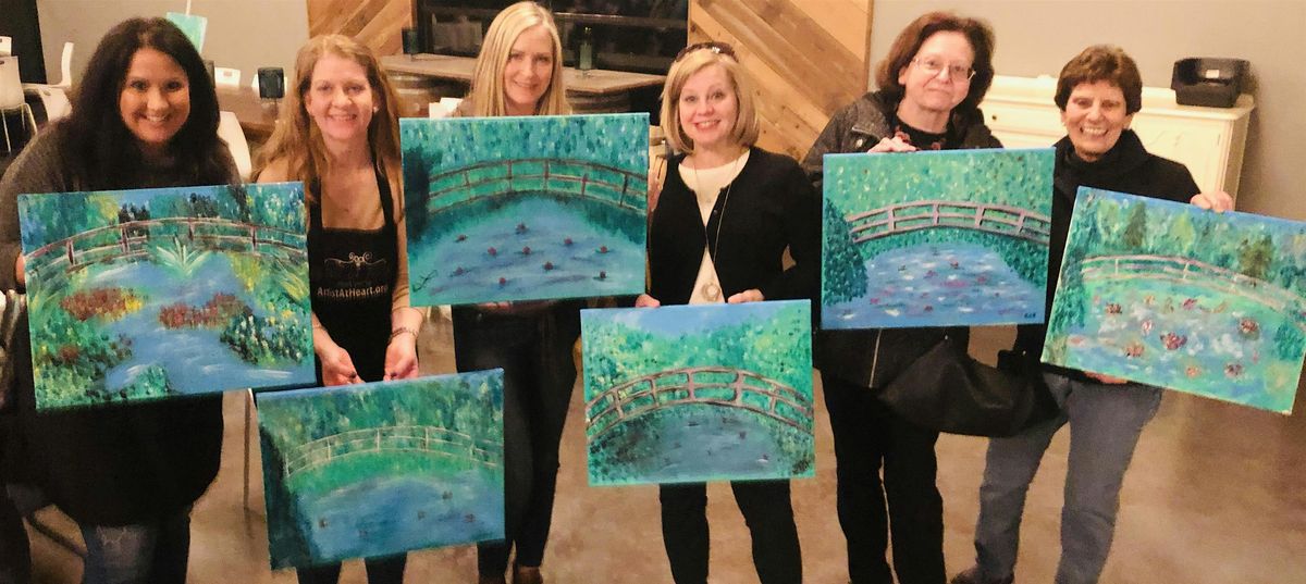 Paint Night | Monet's Bridge, 25 June | Event in Aurora | AllEvents