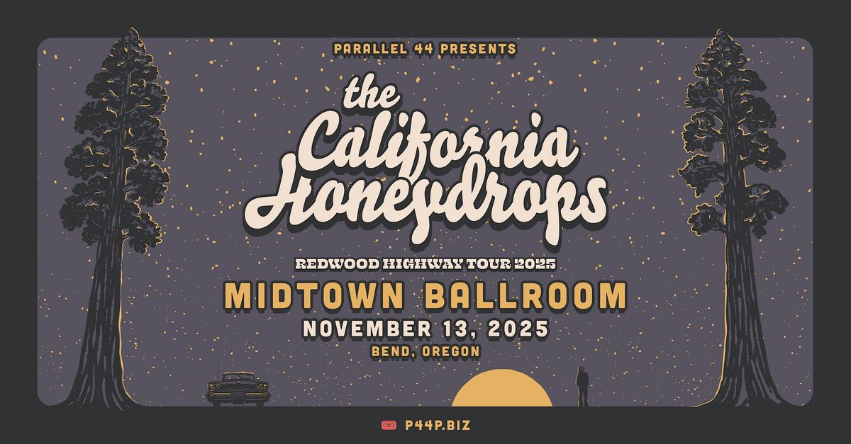 THE CALIFORNIA HONEYDROPS @ MIDTOWN BALLROOM, BEND, OR - NOVEMBER 13, 2025, 13 November | Event in Bend | AllEvents