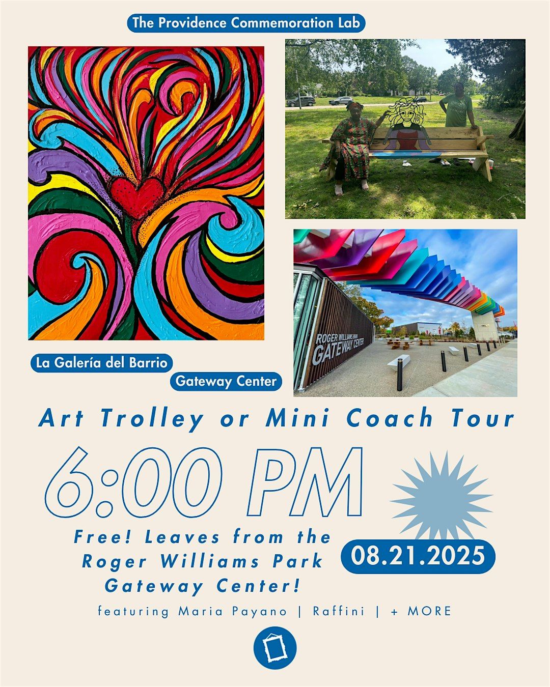 6:00 pm Trolley or Mini Coach Art Tour! with Gallery Night Providence, 21 August | Event in Providence | AllEvents