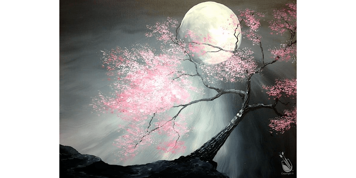 Looming Branches in the Moonlight - Paint and Sip in Austin | Classpop!™, 13 August | Event in Austin | AllEvents
