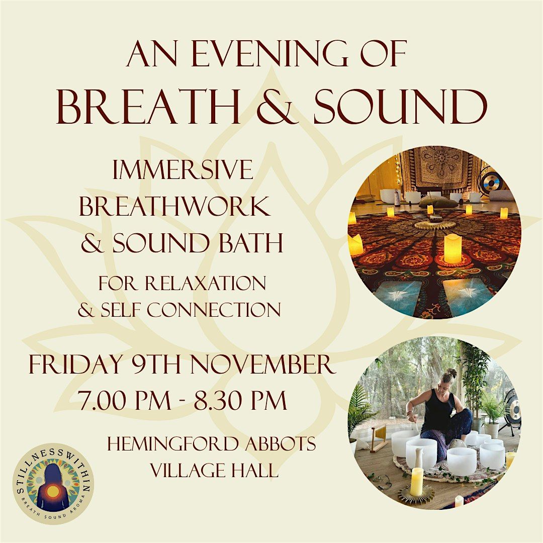 An evening of BREATH & SOUND, 7 November | Event in Hemingford Abbots | AllEvents
