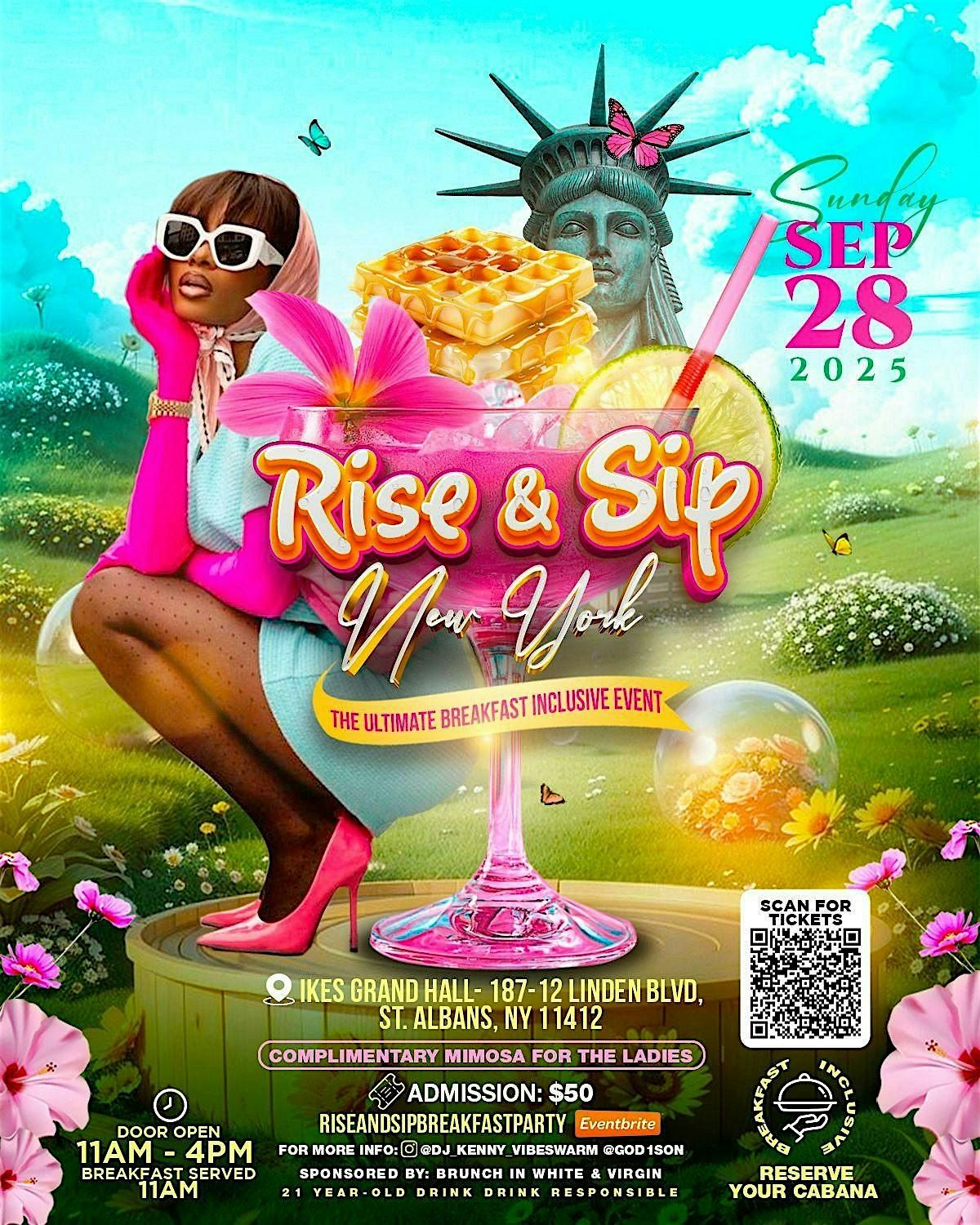 Copy of Copy of RISE & SIP BREAKFAST BRUNCH, 187-12 Linden Blvd, Queens ...