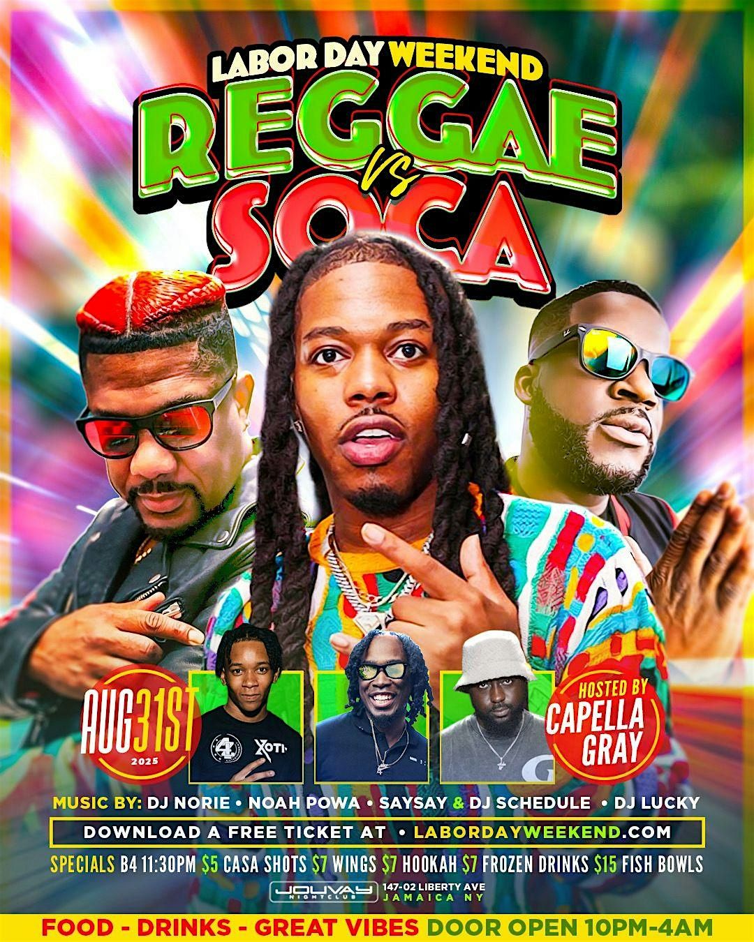 Capella Gray live  at Jouvay Nightclub Aug 31st, 31 August | Event in Queens | AllEvents