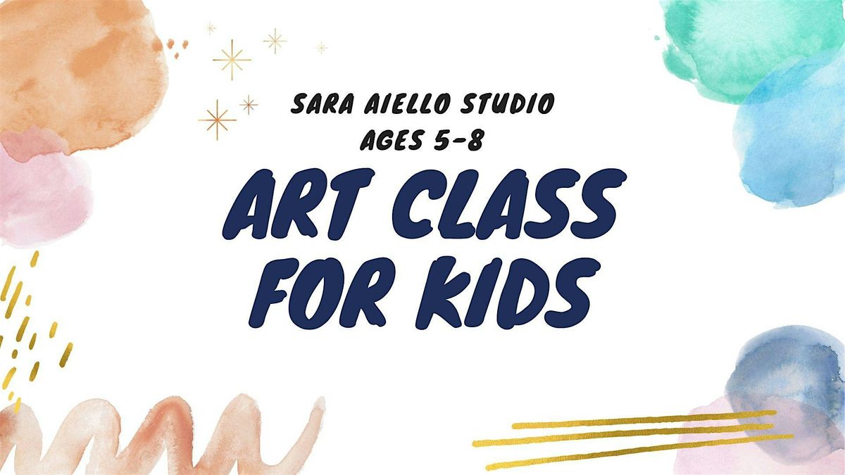 Ages 5-8, Painting Group Class at Sara Aiello Studio July 14, 10:00-11:00am, 14 July | Event in Clarendon