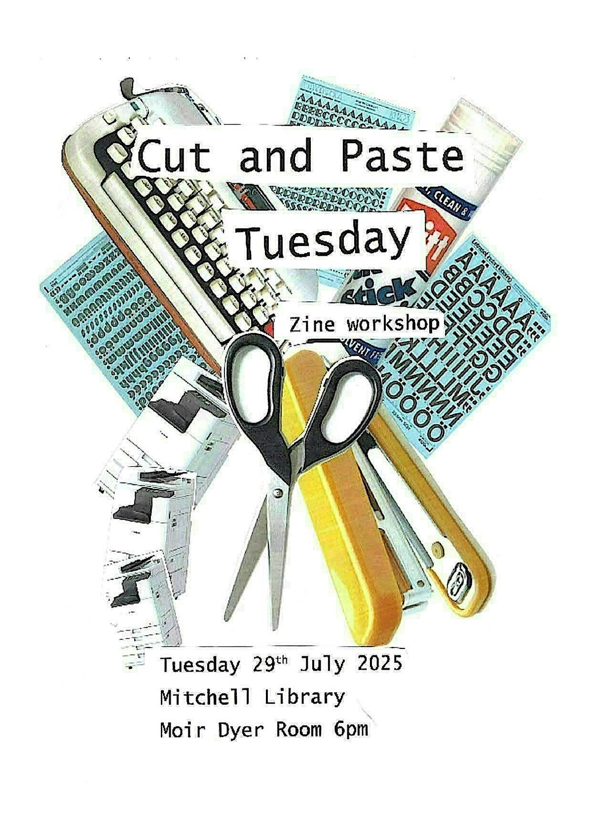 Cut and Paste Tuesday : Zine Workshop at the Mitchell Library, 29 July | Event in Glasgow | AllEvents