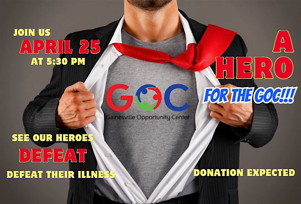 GOC Ambassador Superheroes, 25 April | Event in Gainesville | AllEvents