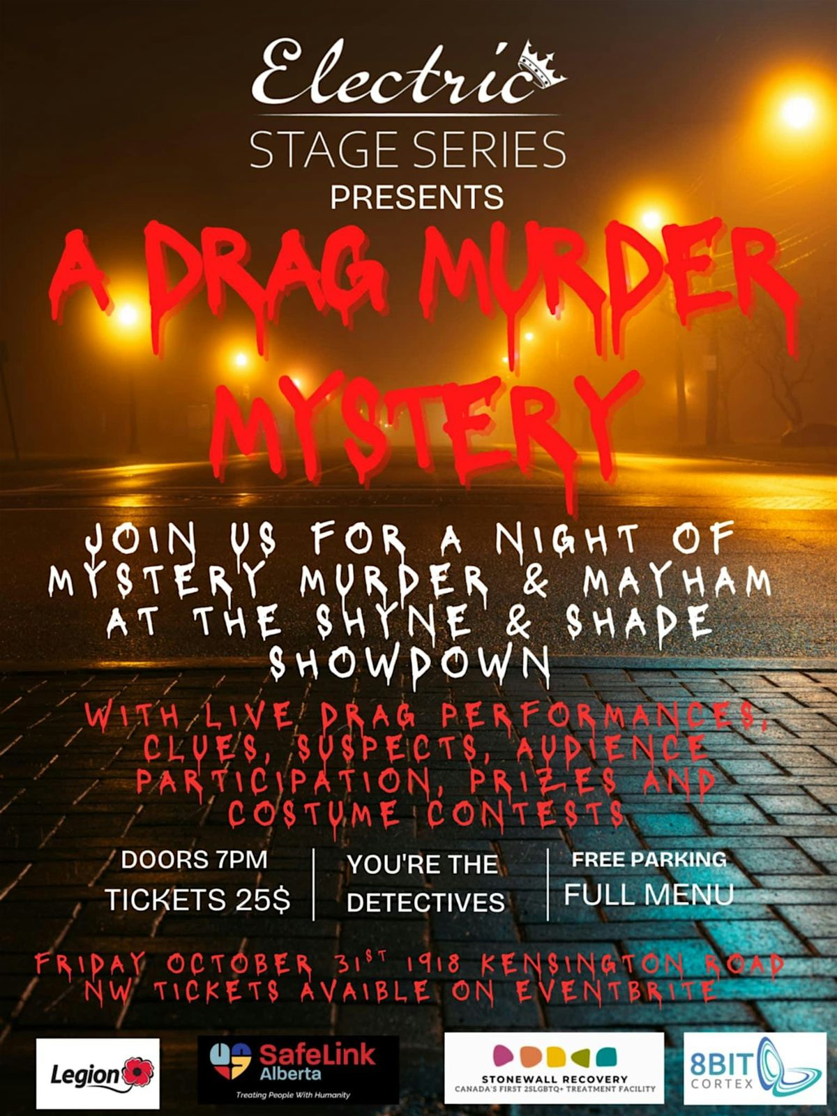 DRAG M**der MYSTERY - DEATH DROP AT THE SHYNE & SHADE SHOWDOWN, 31 October | Event in Calgary | AllEvents