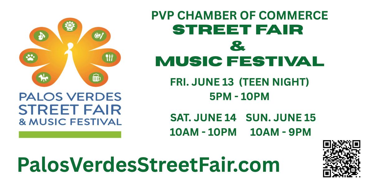 37th Annual PV Street Fair & Music Festival     (#pvstreetfair #pvpchamber), 14 June | Event in Rolling Hills Estates