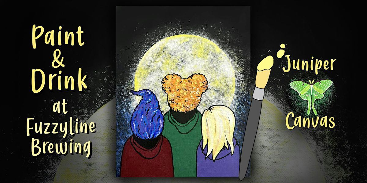 Paint & Drink at Fuzzyline Brewing: Magic Sisters, 15 October | Event in Highland | AllEvents